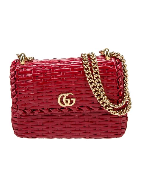 gucci cestino bag|Gucci GG Glazed Wicker Mini Linea Cestino Bag .